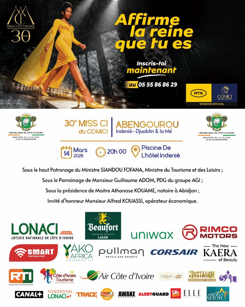 Miss Côte d’Ivoire 2026
