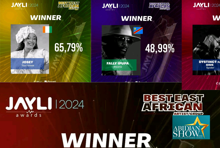 Jayli Awards 2024 : La liste complète des vainqueurs