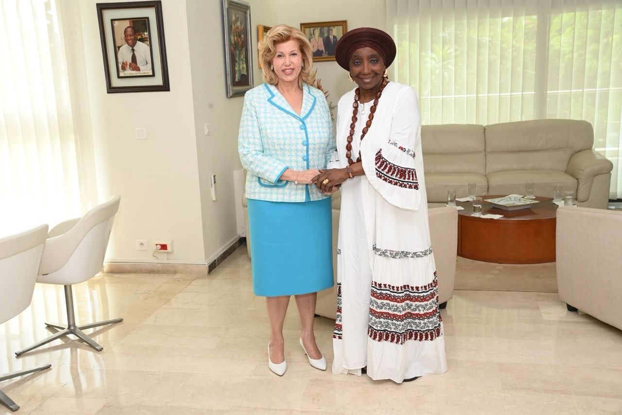aicha kone recue par premiere dame madame dominique ouattara