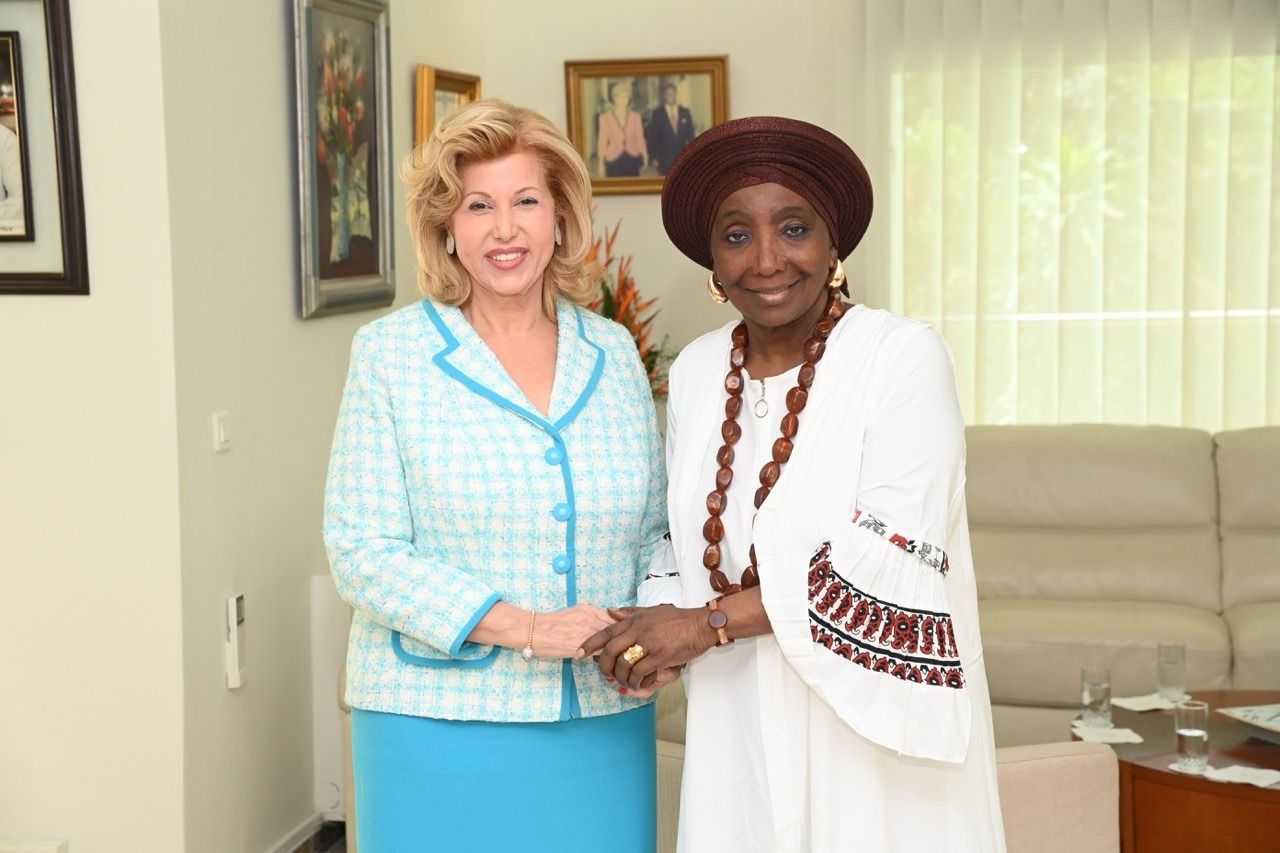 aicha kone recue par premiere dame madame dominique ouattara