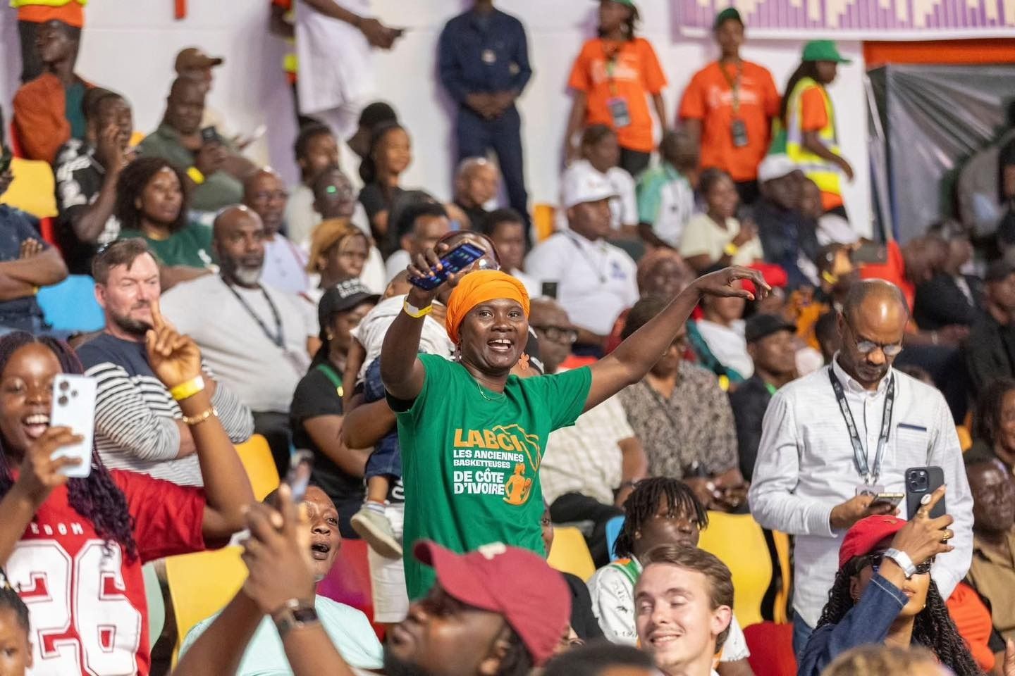ceremonie d ouverture de  l afrobasket feminin 2025