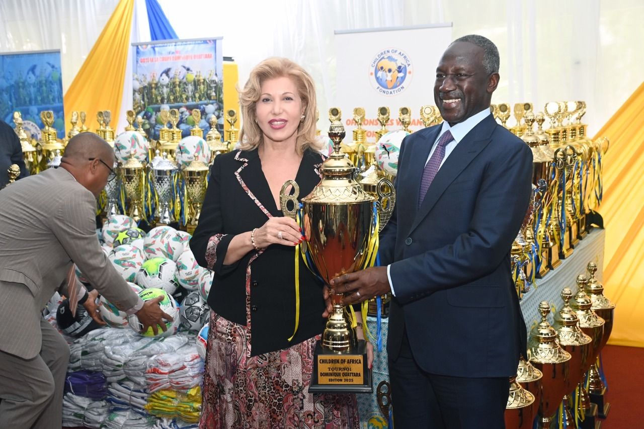 ceremonie de lancement de la coupe dominique ouattara