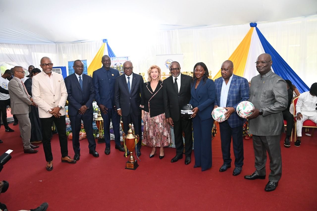 ceremonie de lancement de la coupe dominique ouattara