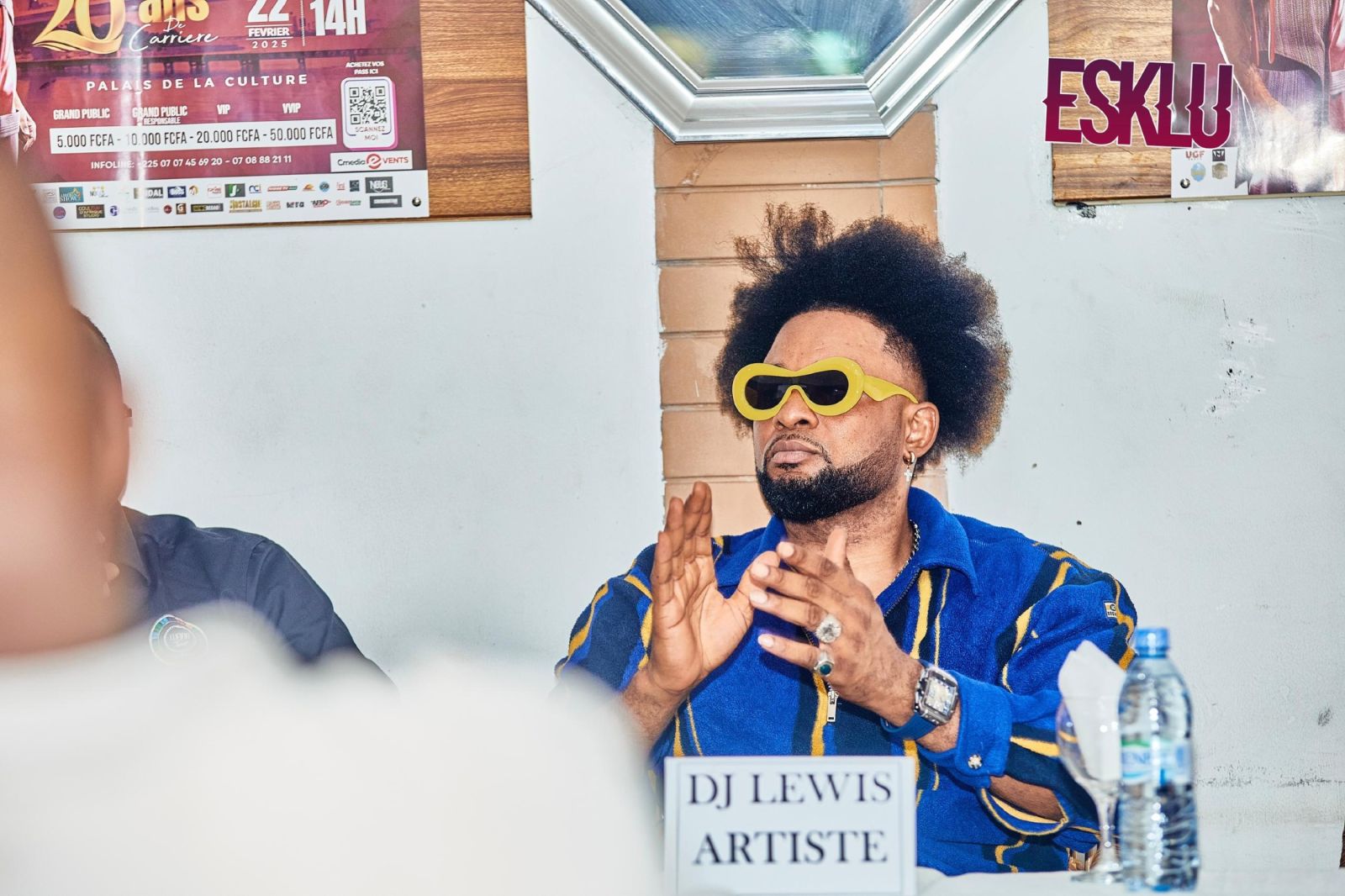 conference de presse dj lewis