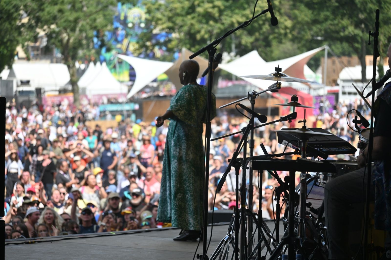 france  angelique kidjo enflamme le festival des vieilles charrues