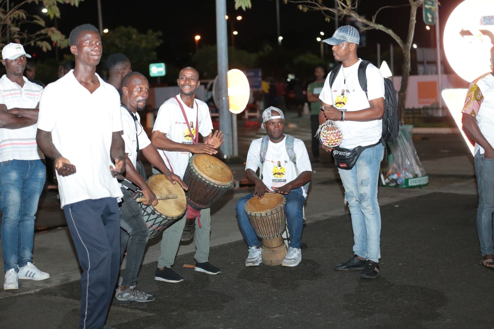 l arrivee de vegedream a abidjan