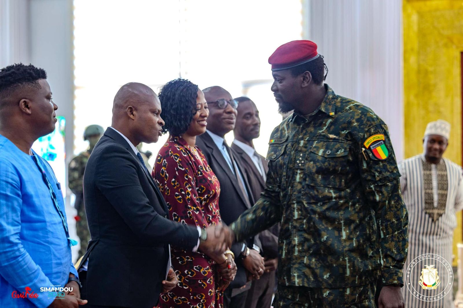 la delegation du femua en guinee conakry