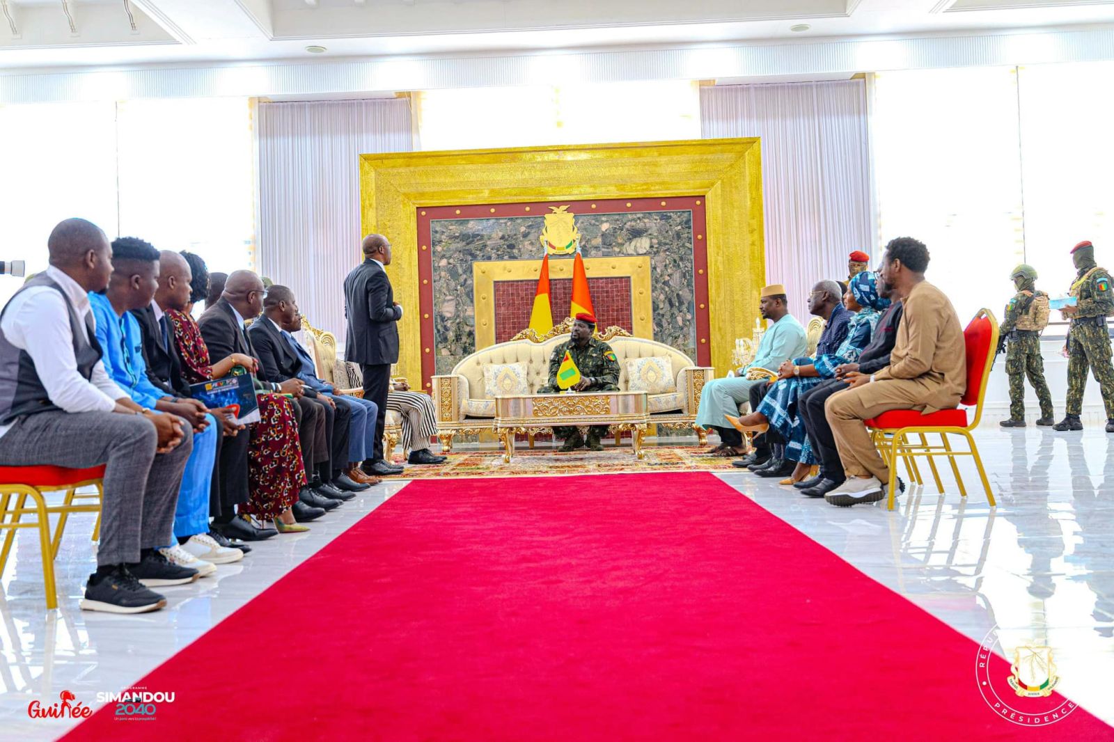 la delegation du femua en guinee conakry