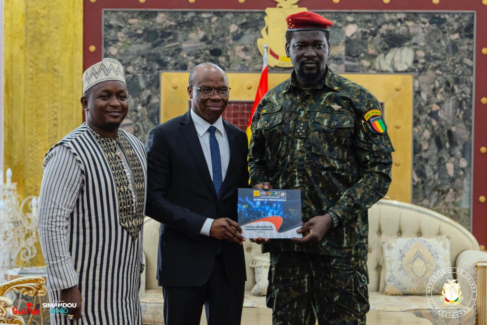 la delegation du femua en guinee conakry