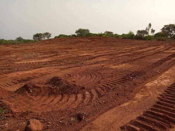 Image du chantier stade de Korhogo